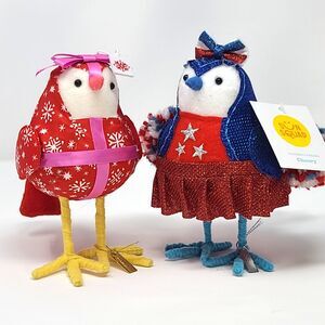 Target Bird Lot 2022 Retired Pink & 2025 Patriotic 250th